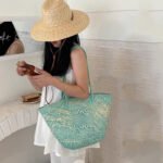 Makbolo Straw Crossbody Bag