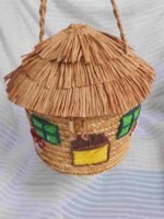 Eco-Chic Beach Crossbody Bag Brown