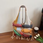 SoftStitch Cotton Beach Crossbody Bag Khaki