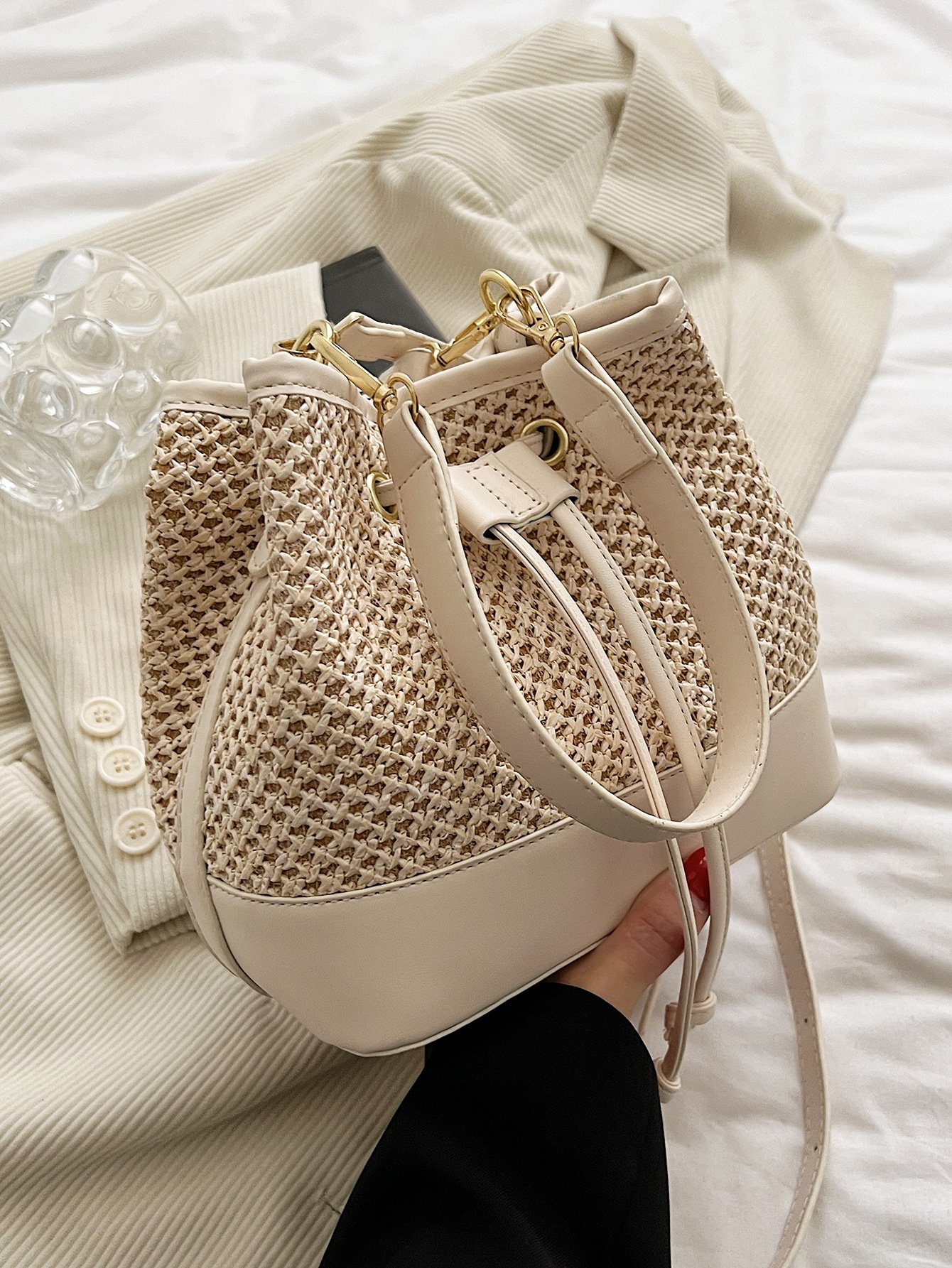 CityStitch Soft Straw Bag crossbody