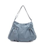 PastelCharm Nylon Crossbody Bag Light Blue