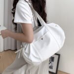 UrbanForm Nylon Crossbody Bag White