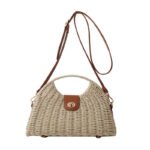 FlexSquare Straw Crossbody Bag