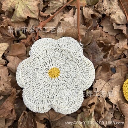 SpringCharm Straw Crossbody Bag