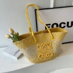 Makbolo Straw Crossbody Bag Yellow