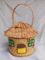 Eco-Chic Beach Crossbody Bag Brown