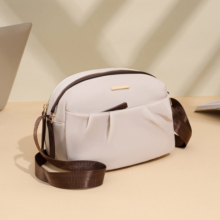 EdgeCarry Nylon Crossbody Bag White