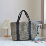 RetroWeave Straw crossbody Bag Zebra