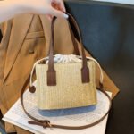 Street Style Straw Crossbody Browen Bag