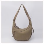 Urban Nylon Dumpling Shoulder Bag Khaki