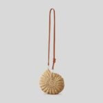 UrbanBloom Round Beach Crossbody Bag Khaki