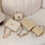 DailyWoven Flap Straw Crossbody Bag