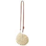 UrbanBloom Round Beach Crossbody Bag Off White