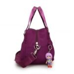 Extra Large Corduroy Crossbody Purple Bag