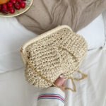 ShellWeave Bag straw Crossbody
