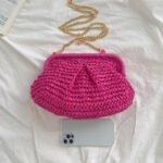 ShellWeave Straw Crossbody