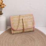 Solstra Woven Bag Pink