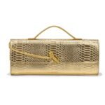 Viva Clutch Woven Bag Gold