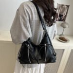 Stitch Mode Tote Bag Black