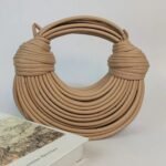 Meixi Shell Woven Bag Khaki