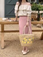 Khaki Sunlit Tote Bag