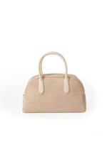 Metro Bowler Suede Hobo pink Bag