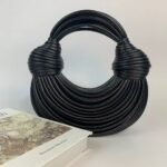 Meixi Shell Woven Bag Black