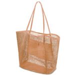 Ming rong Tote Bag Brown