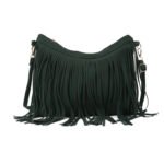 SideStitch Suede Hobo Bag Green