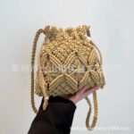Breathable Cotton Woven Crossbody Bag