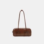 Bow Charm Toiletry Bag brown