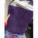 Velvet Era Suede Bag Purple