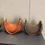 Retro Dumpling suede hobo bag