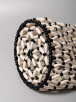 Riviera Beaded Bag White