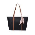 Solid Ease Tote Bag Black