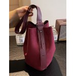 UrbanEase Suede Bucket Bag