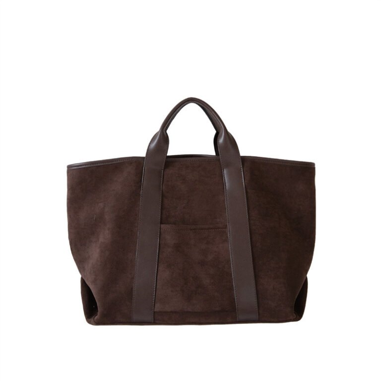 Vinta Tote Suede Hobo Coffee Bag