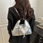 Stitch Mode Tote Bag Silver