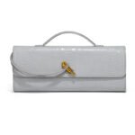 Viva Clutch Woven Bag Grey