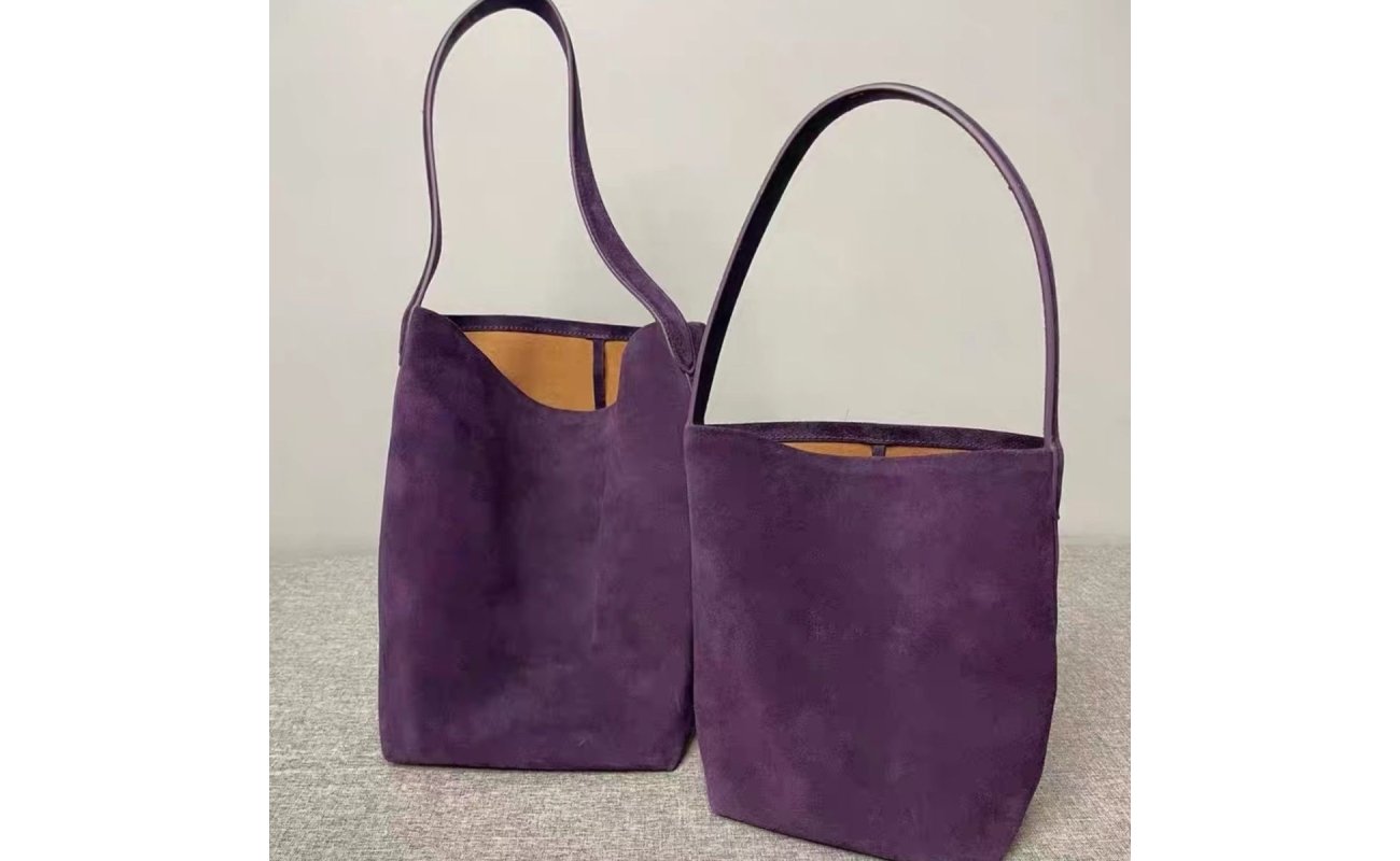 Velvet Era Suede Bag Purple