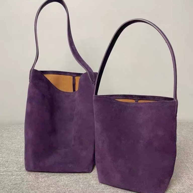 Velvet Era Suede Bag Purple