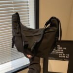 Flexi Charm Nylon Bag Black