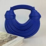 Meixi Shell Woven Bag Blue