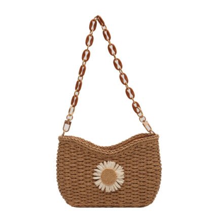 Floretto Shoulder Bag Khaki Flower