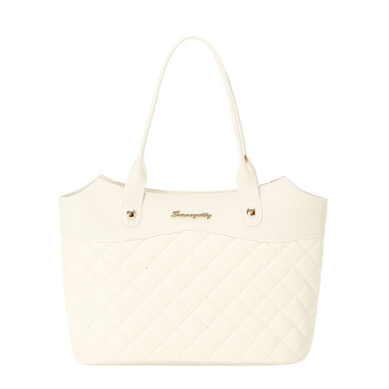 Luxe Lite Woven Bag White