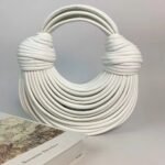 Meixi Shell Woven Bag White