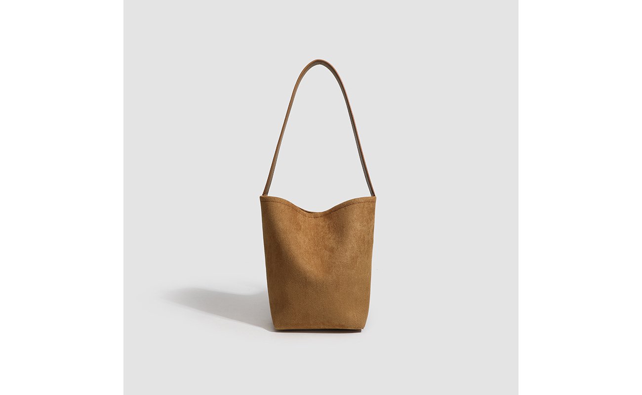 Cozy Luxe Suede Bag Brown