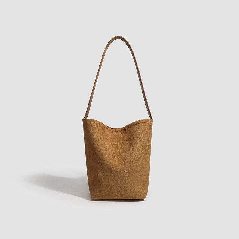 Cozy Luxe Suede Bag Brown