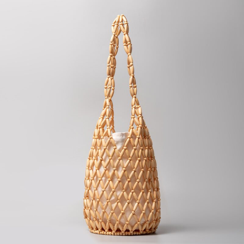 Artisan Cylindrical Woven Crossbody browen bag