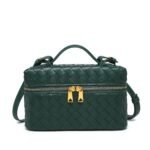 Style Cube Woven Bag Green